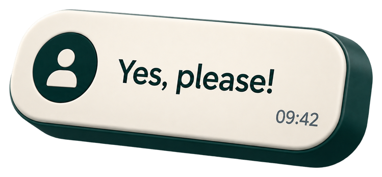 Customer replies: yes, please!